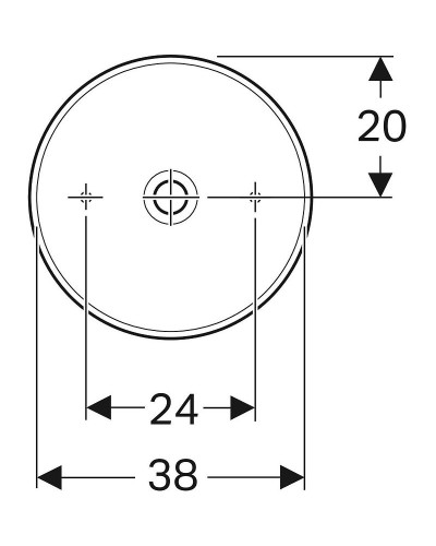 Раковина-чаша Geberit VariForm 40 500.768.01.2 Белая