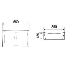 Раковина-чаша WeltWasser Elbach 1002 55 10000004586 Белый глянец