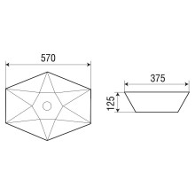Раковина-чаша WeltWasser Elbach 1138 57 10000004585 Белый глянец