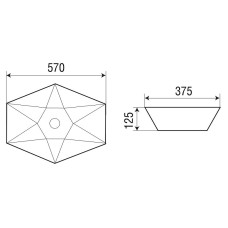Раковина-чаша WeltWasser Elbach 1138 57 10000004585 Белый глянец