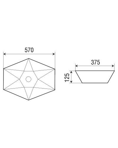 Раковина-чаша WeltWasser Elbach 1138 57 10000004585 Белый глянец