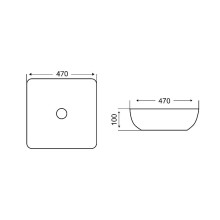 Раковина-чаша WeltWasser Elbach 21833 47 10000004577 Белый глянец