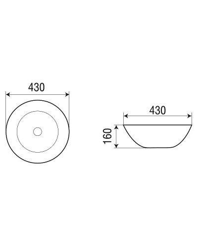 Раковина-чаша WeltWasser Elbach 3132 43 10000004566 Белый глянец