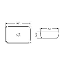 Раковина-чаша WeltWasser Elbach 2143P M805 61 10000004554 Мрамор