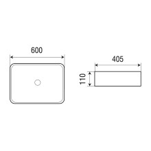 Раковина-чаша WeltWasser Elbach 2174 MW 60 10000004642 Белая матовая
