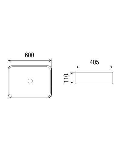 Раковина-чаша WeltWasser Elbach 2174 MW 60 10000004642 Белая матовая