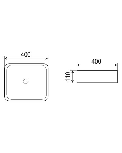 Раковина-чаша WeltWasser Elbach 2179 M838 40 10000004547 Мрамор