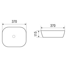 Раковина-чаша WeltWasser Elbach 2184 MB 37 10000004527 Черная матовая