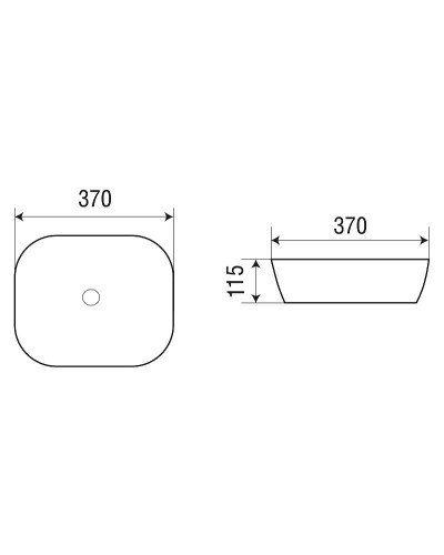 Раковина-чаша WeltWasser Elbach 2184 MB 37 10000004527 Черная матовая