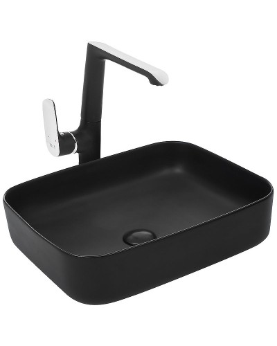 Раковина-чаша WeltWasser Elbach 2195 MB 50 10000004538 Черная матовая
