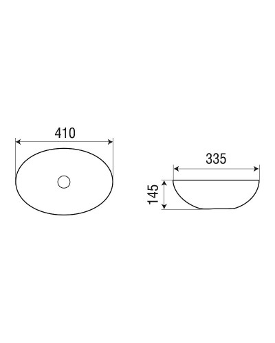 Раковина-чаша WeltWasser Elbach 3078 M804 41 10000004549 Мрамор