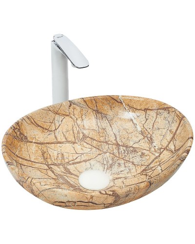 Раковина-чаша WeltWasser Elbach 3078 M818 41 10000004552 Мрамор