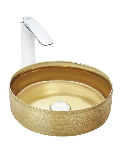 Раковина-чаша WeltWasser Elbach 3134 LSG 35 10000004539 Золотистая