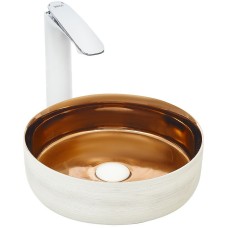 Раковина-чаша WeltWasser Elbach 3134 LSWG 35 10000004540 Белая Золотистая