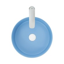 Раковина-чаша WeltWasser Elbach 3134 MBL 35 10000004518 Голубой матовый