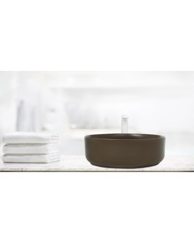 Раковина-чаша WeltWasser Elbach 3134 MBR 35 10000004519 Коричневая матовая