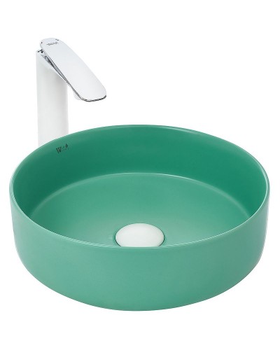 Раковина-чаша WeltWasser Elbach 3134 MG 35 10000004514 Бирюзовая матовая