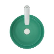 Раковина-чаша WeltWasser Elbach 3134 MG 35 10000004514 Бирюзовая матовая