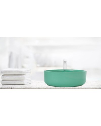 Раковина-чаша WeltWasser Elbach 3134 MG 35 10000004514 Бирюзовая матовая