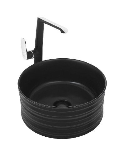 Раковина-чаша WeltWasser Elbach 3272 MB 40 10000004559 Черная матовая