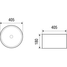 Раковина-чаша WeltWasser Elbach 3272 MB 40 10000004559 Черная матовая