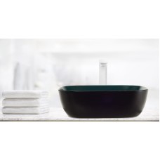 Раковина-чаша WeltWasser Elbach M2143 BBG 49 10000005600 Черно-зеленая матовая