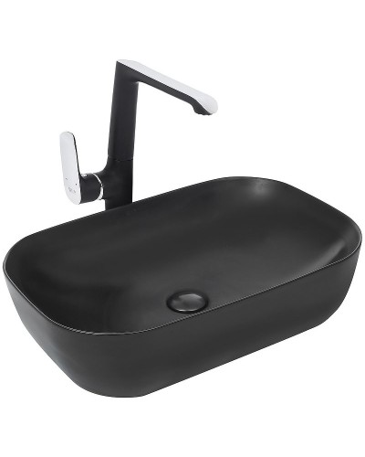 Раковина-чаша WeltWasser Elbach M21433 MB 61 10000004529 Черная матовая