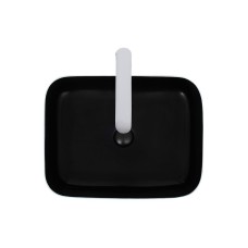 Раковина-чаша WeltWasser Elbach M2195 WB 50 10000005605 Белая Черная