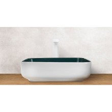 Раковина-чаша WeltWasser Elbach M2195 WG 50 10000005602 Белая Зеленая