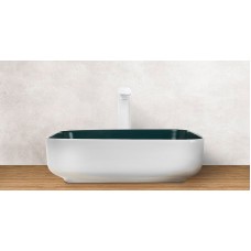 Раковина-чаша WeltWasser Elbach M2195 WG 50 10000005602 Белая Зеленая