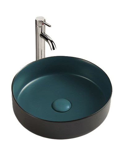 Раковина-чаша WeltWasser Elbach M3134 BBG 35 10000005599 Черная Зеленая