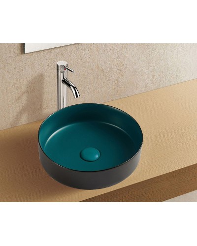 Раковина-чаша WeltWasser Elbach M3134 BBG 35 10000005599 Черная Зеленая