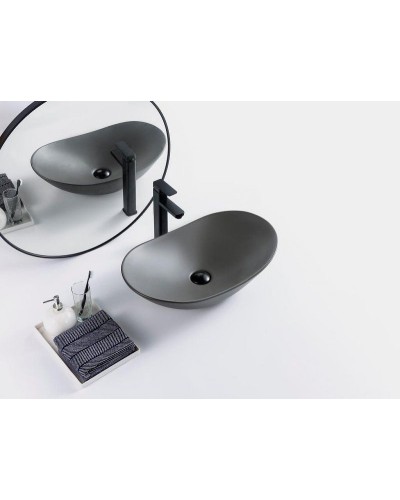 Раковина-чаша BelBagno 60 BB1404-H311 Серая матовая