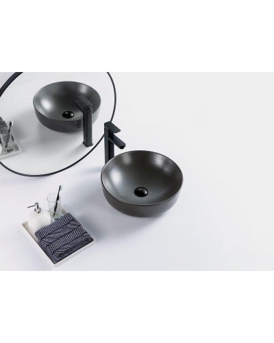 Раковина-чаша BelBagno 41 BB1315-H311 Серая матовая