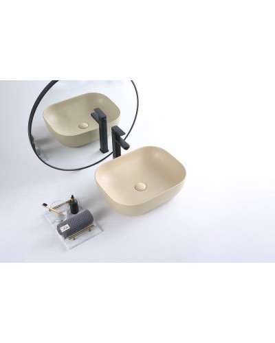 Раковина-чаша BelBagno 50 BB1302-H316 Бежевая матовая