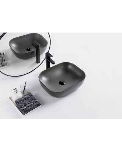 Раковина-чаша BelBagno 50 BB1302-H311 Серая матовая