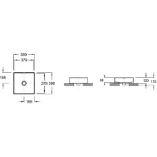 Раковина-чаша Jacob Delafon Delta Pure 39 E90011-0 Белая