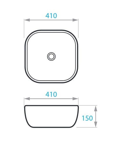 Раковина-чаша Koller Pool Round 41 RN-0410-WB Белая