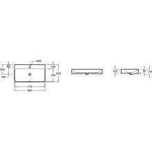 Раковина 80х45 см Jacob Delafon Vox EVC112-00