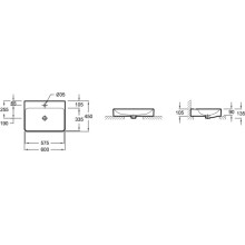 Раковина 60х45 см Jacob Delafon Vox EVD012-00