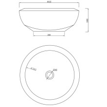 Раковина чаша 46х46 см Artceram Blend BLL0010100bix0