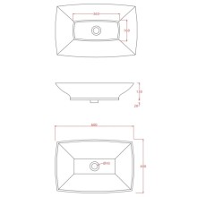 Раковина чаша 60х40 см Artceram Jazz JZL0020150BI/nerox0