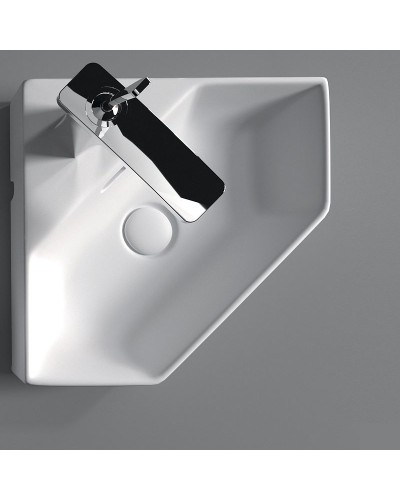 Раковина-чаша Sanita Luxe Line 49 LIN35SLWB01 угловая Белая