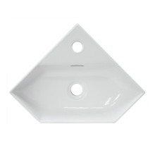 Раковина-чаша Sanita Luxe Line 49 LIN35SLWB01 угловая Белая