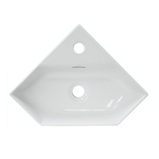 Раковина-чаша Sanita Luxe Line 49 LIN35SLWB01 угловая Белая