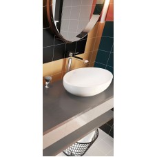 Раковина-чаша Sanita Luxe Ringo Cut 53 RNGSLWB01C Белая