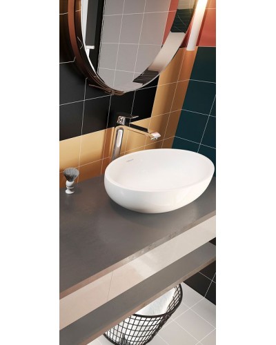 Раковина-чаша Sanita Luxe Ringo Cut 53 RNGSLWB01C Белая