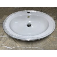 Раковина-чаша CeramaLux Lux Classic 60 3573 Белая Хром