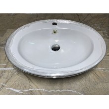 Раковина-чаша CeramaLux Lux Classic 60 3573 Белая Хром