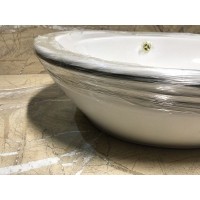 Раковина-чаша CeramaLux Lux Classic 60 3573 Белая Хром